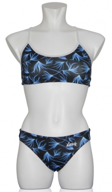 Flame Bikini blue front